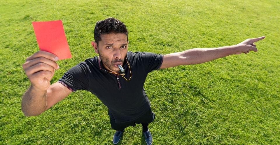 drones scheidsrechter voetbal