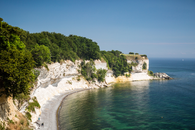 Stevns Klint in Denemarken gefilmd met DJI Inspire 1