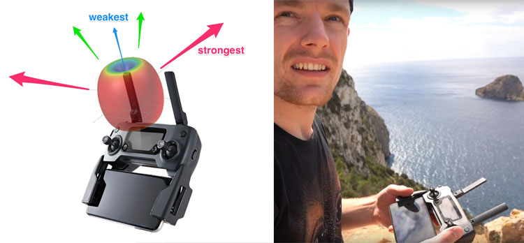 Enzo Knol raakt drone kwijt op Spaanse eiland Ibiza